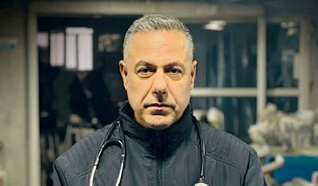 Retrato de Hussam Abu Safiya